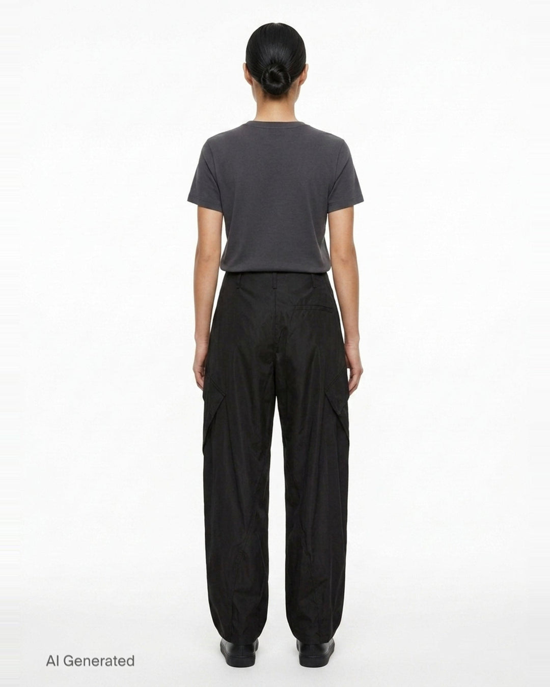 Technical Taffeta Cargo Pants | Alaïa | Club21 - back