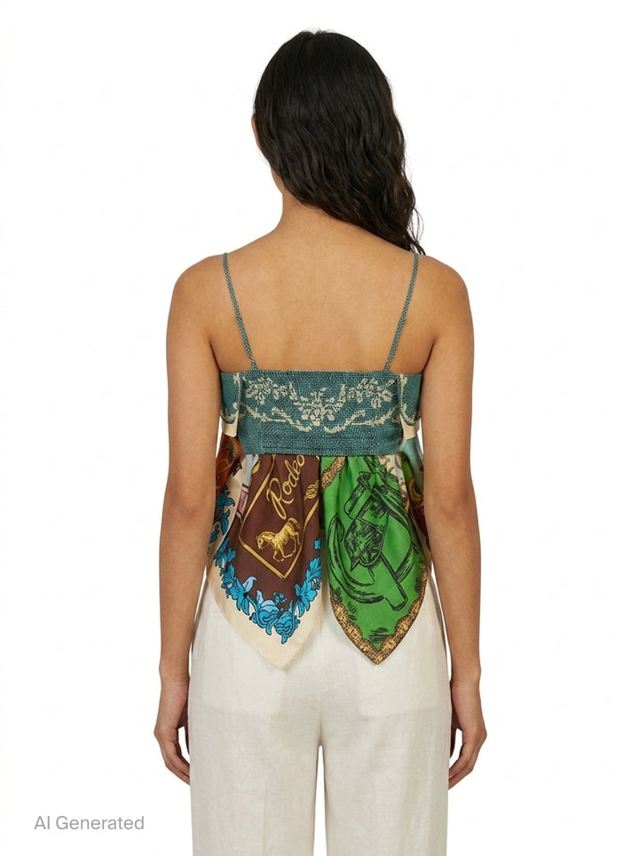 Ace Silk Scarf Top | Alemais | Club21 - back