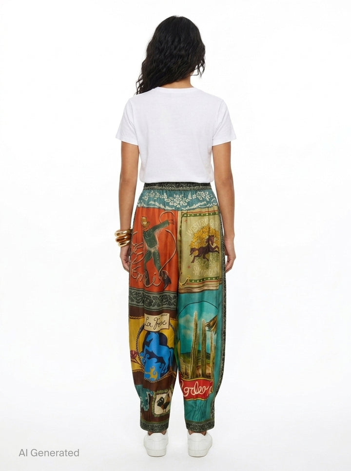 Ace Tapered Silk Pants | Alemais | Club21 - back