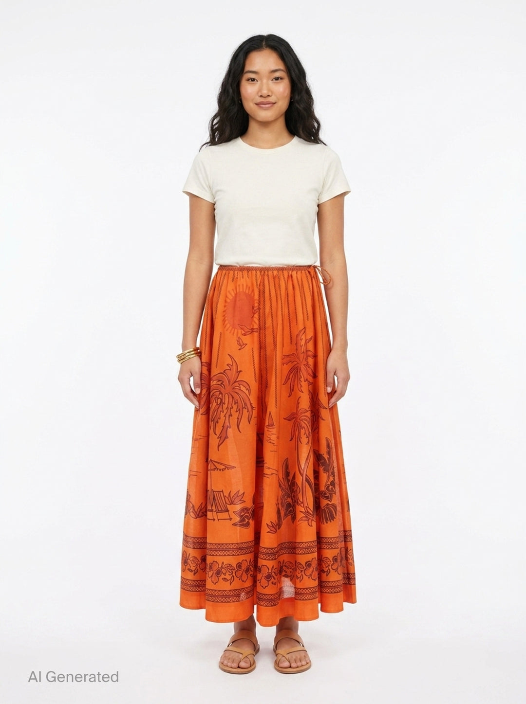 Boathouse Midi Skirt | Alemais | Club21 - front