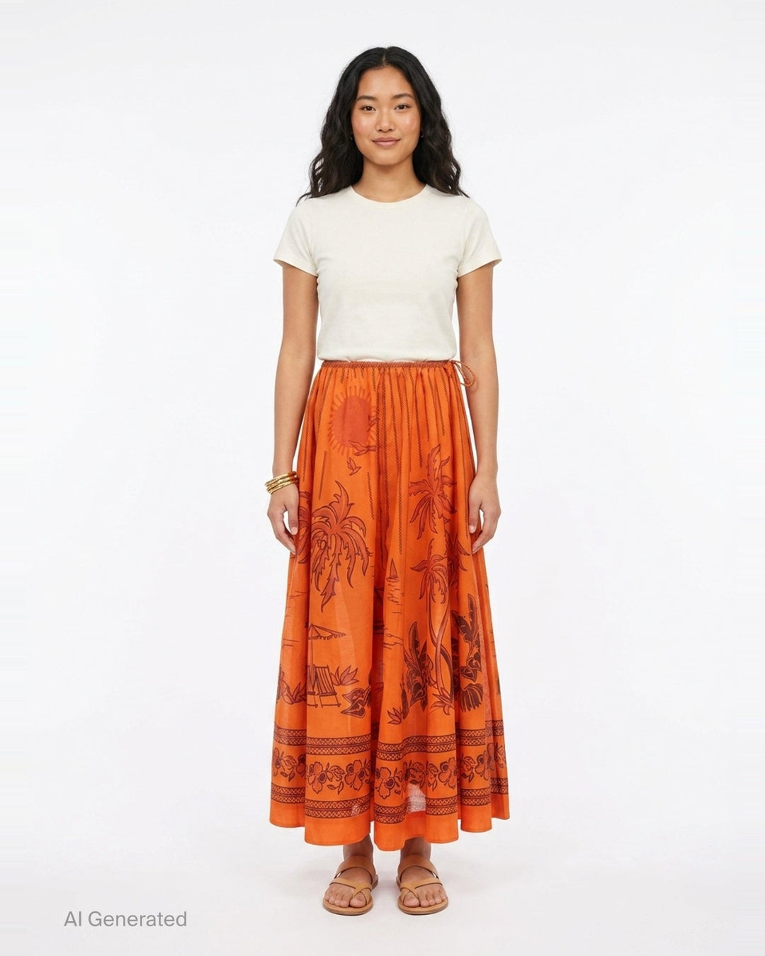 Boathouse Midi Skirt | Alemais | Club21 - front