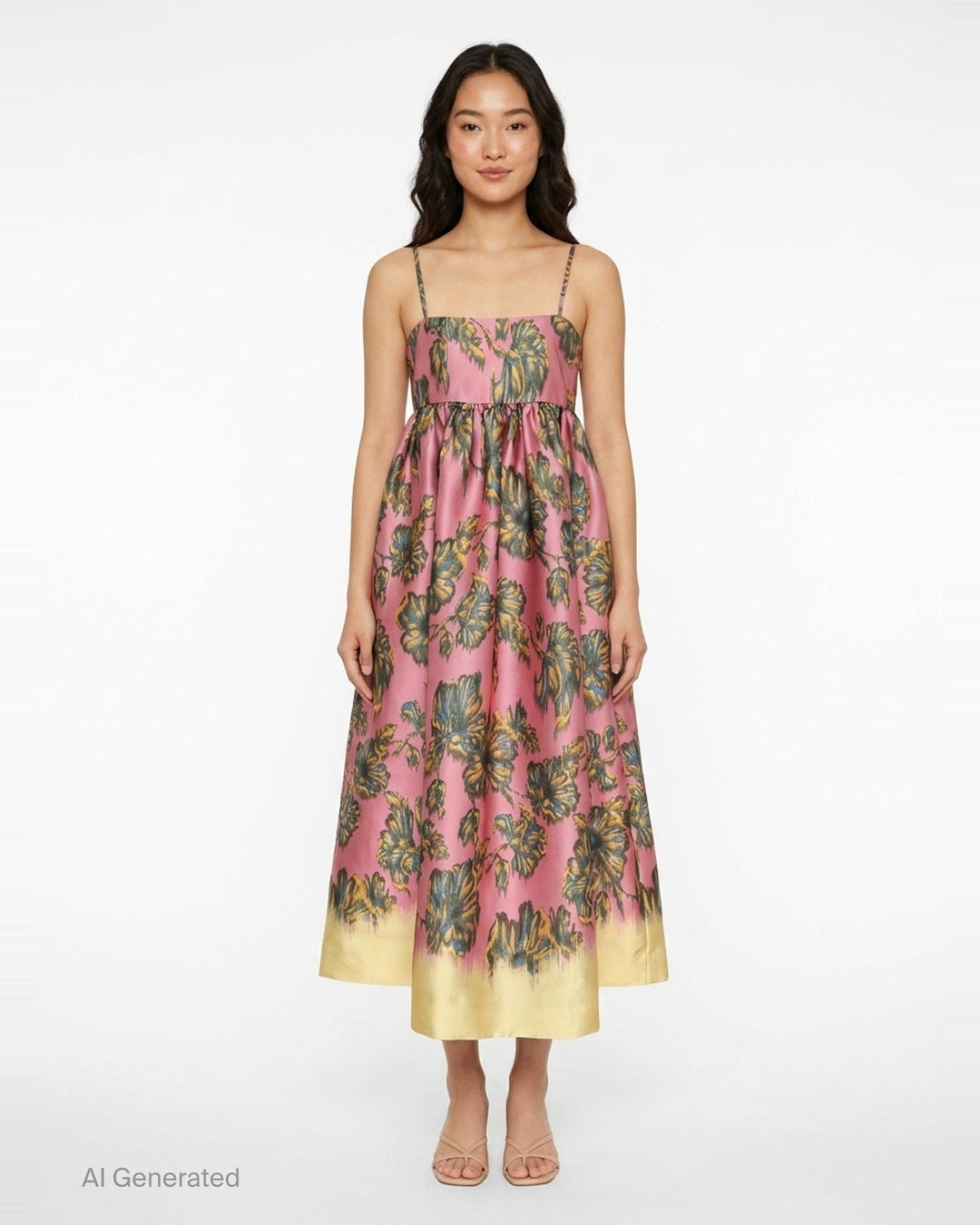 Faye Floral Midi Dress | Alemais | Club21 - front