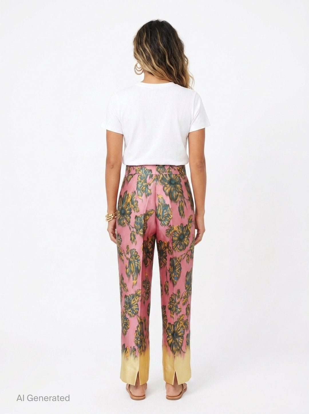 Faye Floral Printed Pants | Alemais | Club21 - back