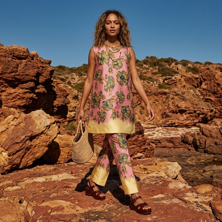 Faye Floral Printed Pants | Alemais | Club21 - lifestyle