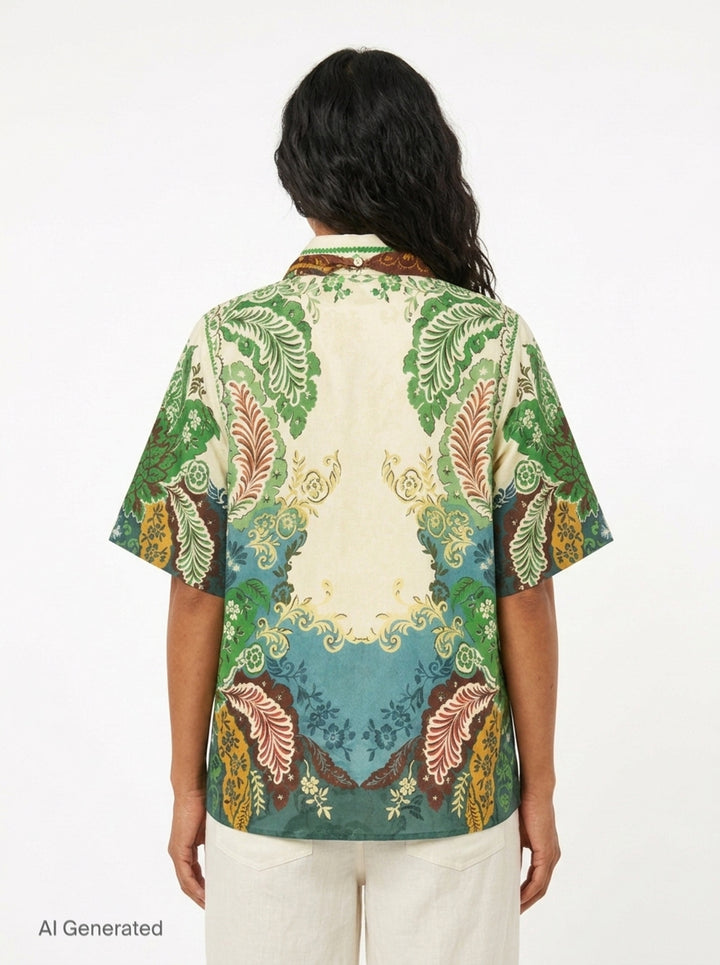 Florence Paisley Print Shirt | Alémais | Club21 - back
