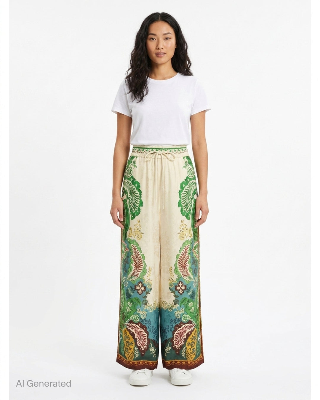 Florence Wide-Leg Pants | Alemais | Club21 - front