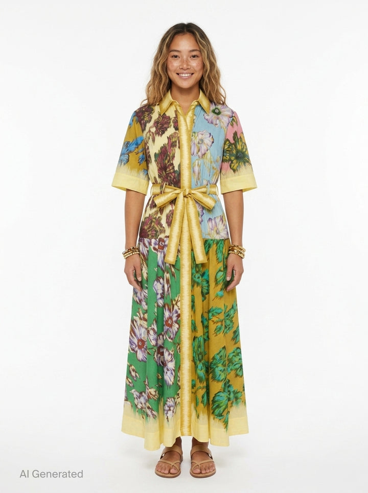Jerry Floral Shirtdress | Alemais | Club21 - front