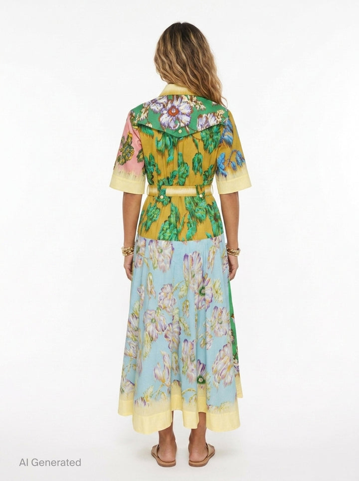 Jerry Floral Shirtdress | Alemais | Club21 - back
