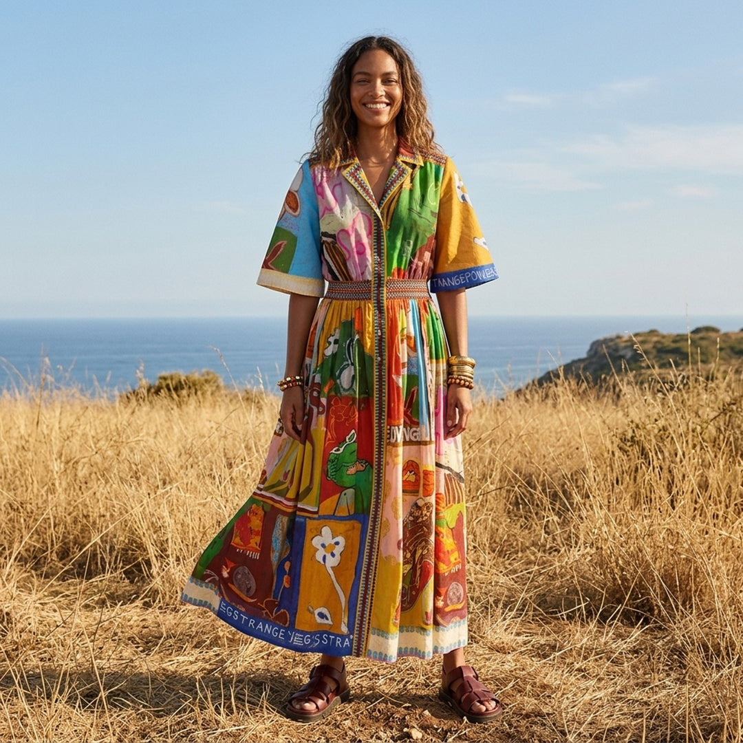 Mlak Printed Shirtdress | Alémais | Club21 - lifestyle