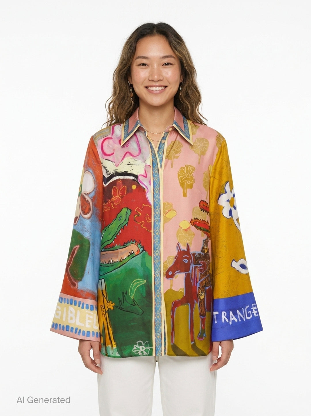 Mlak Silk Shirt | Alemais | Club21 - front