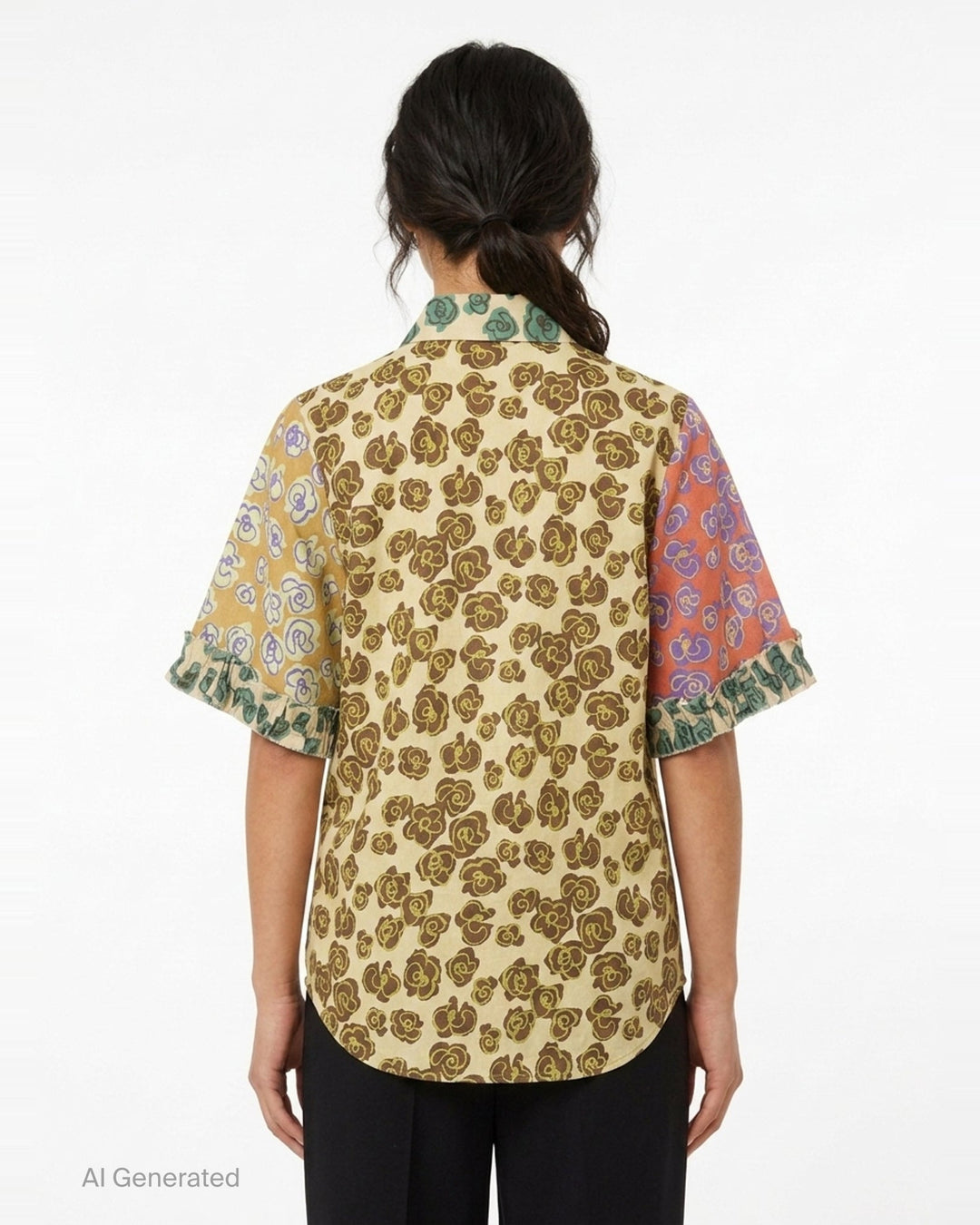Patty Spliced Shirt | Alemais | Club21 - back