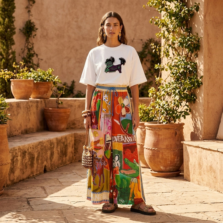 Tangible Love Embroidered Tee | Alémais | Club21 - lifestyle