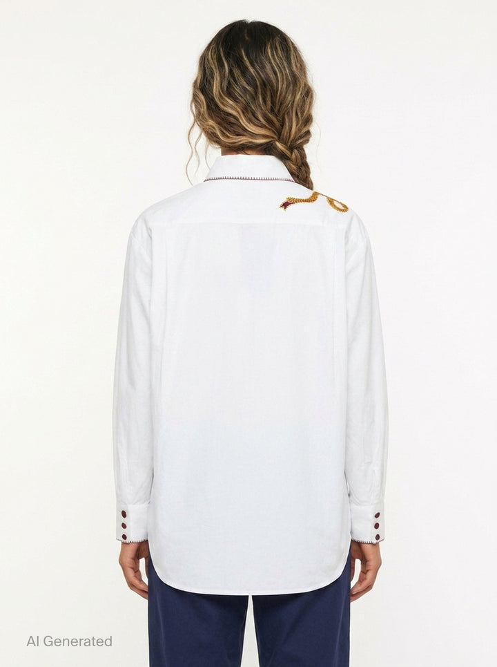 Westwood Embellished Shirt | Alemais | Club21 - back