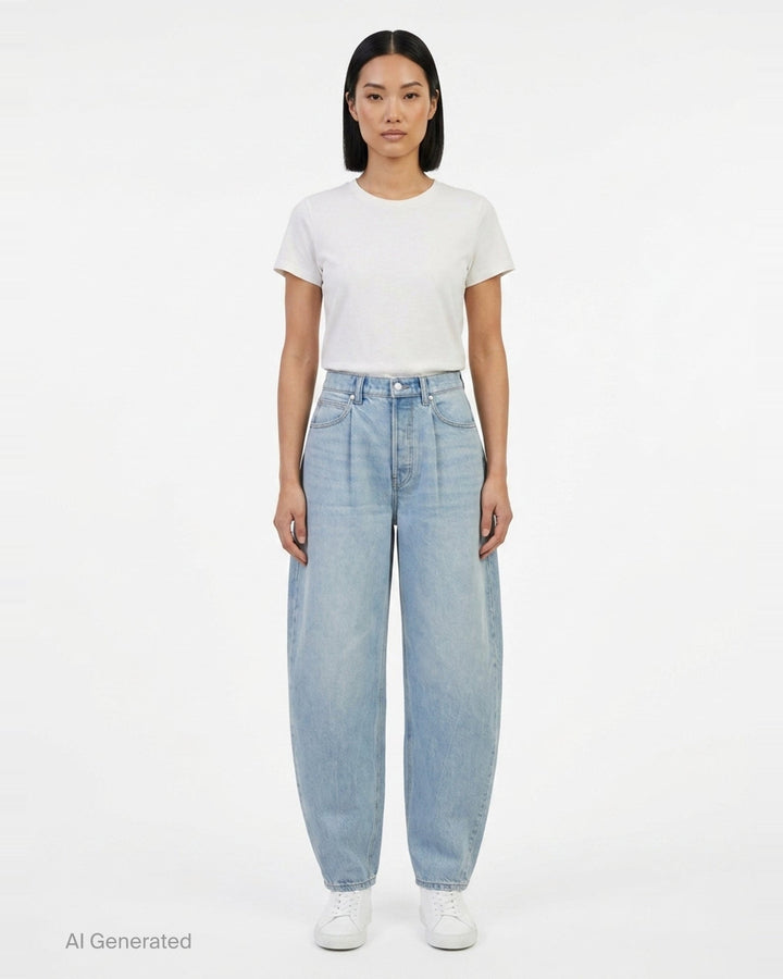 Blow Up Crystal Hotfix Jeans | Alexander Wang | Club21 - front