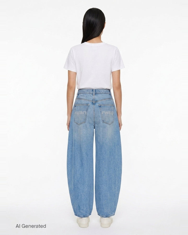 Blow Up Wide Leg Jeans | Alexander Wang | Club21 - back