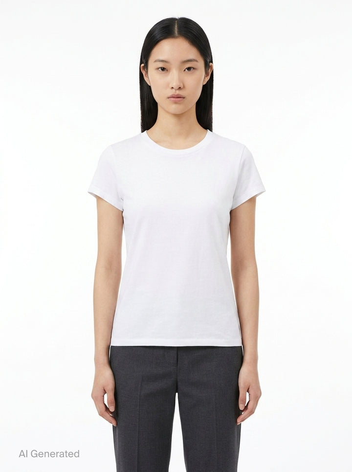Fitted Tee With Hotfix Gradient | Alexander Wang | Club21 - front