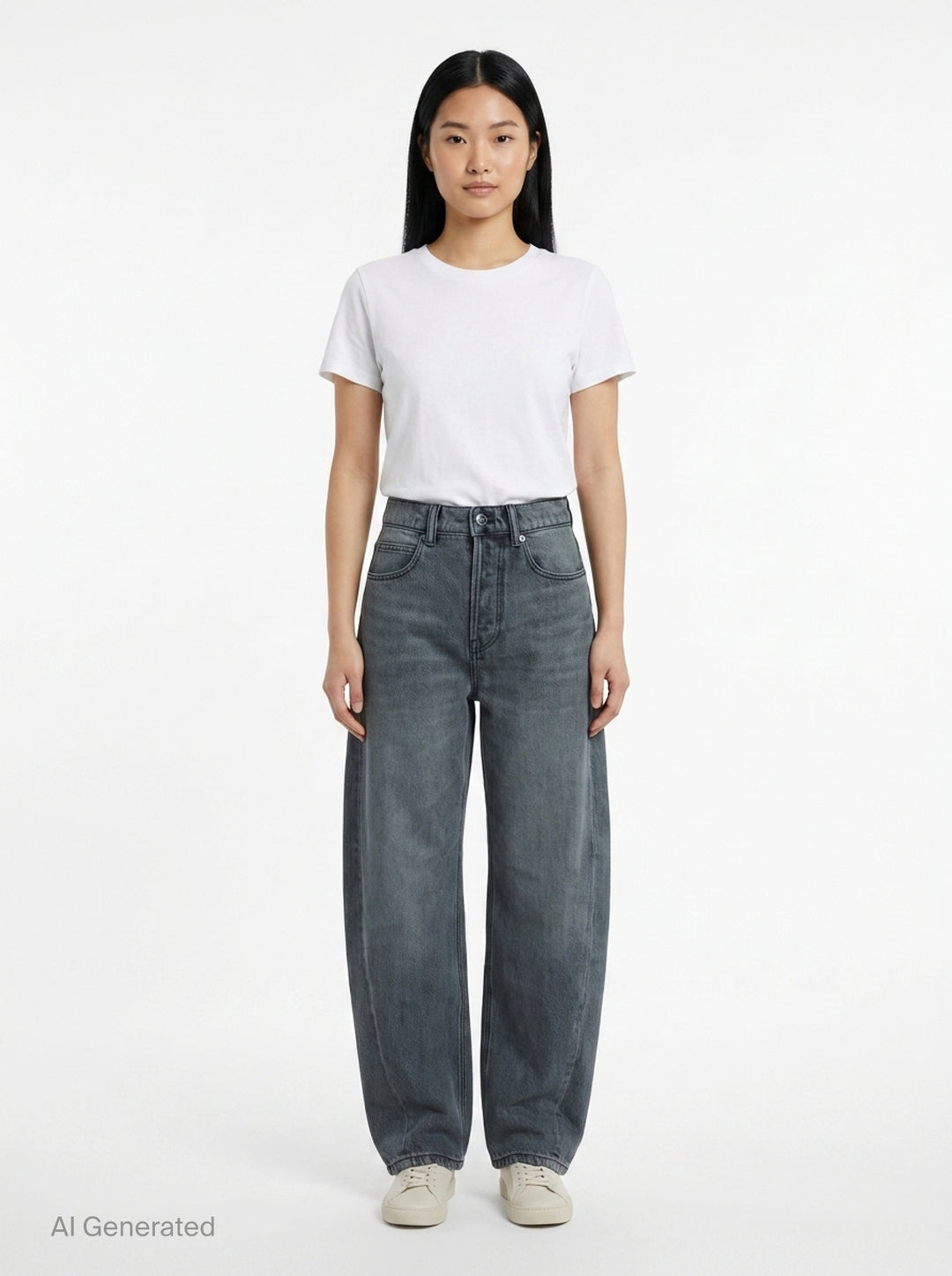 Float Logo Shadow Pocket Jeans | Alexander Wang | Club21 - front
