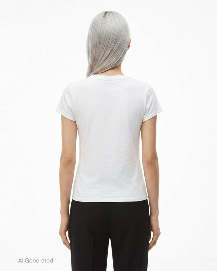 Hotfix Pinwheel Fitted Tee | Alexander Wang | Club21 - back