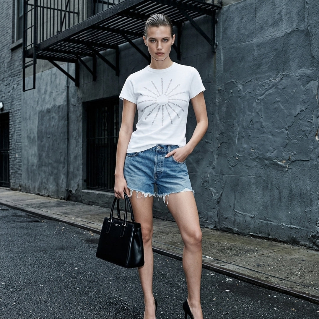 Hotfix Pinwheel Fitted Tee | Alexander Wang | Club21 - lifestyle