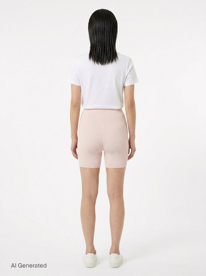 Logo Track Strip Bike Shorts | Alexander Wang | Club21 - back