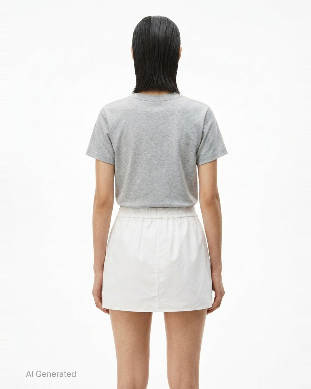 Mid-Rise Mini Boxer Skort | Alexander Wang | Club21 - back