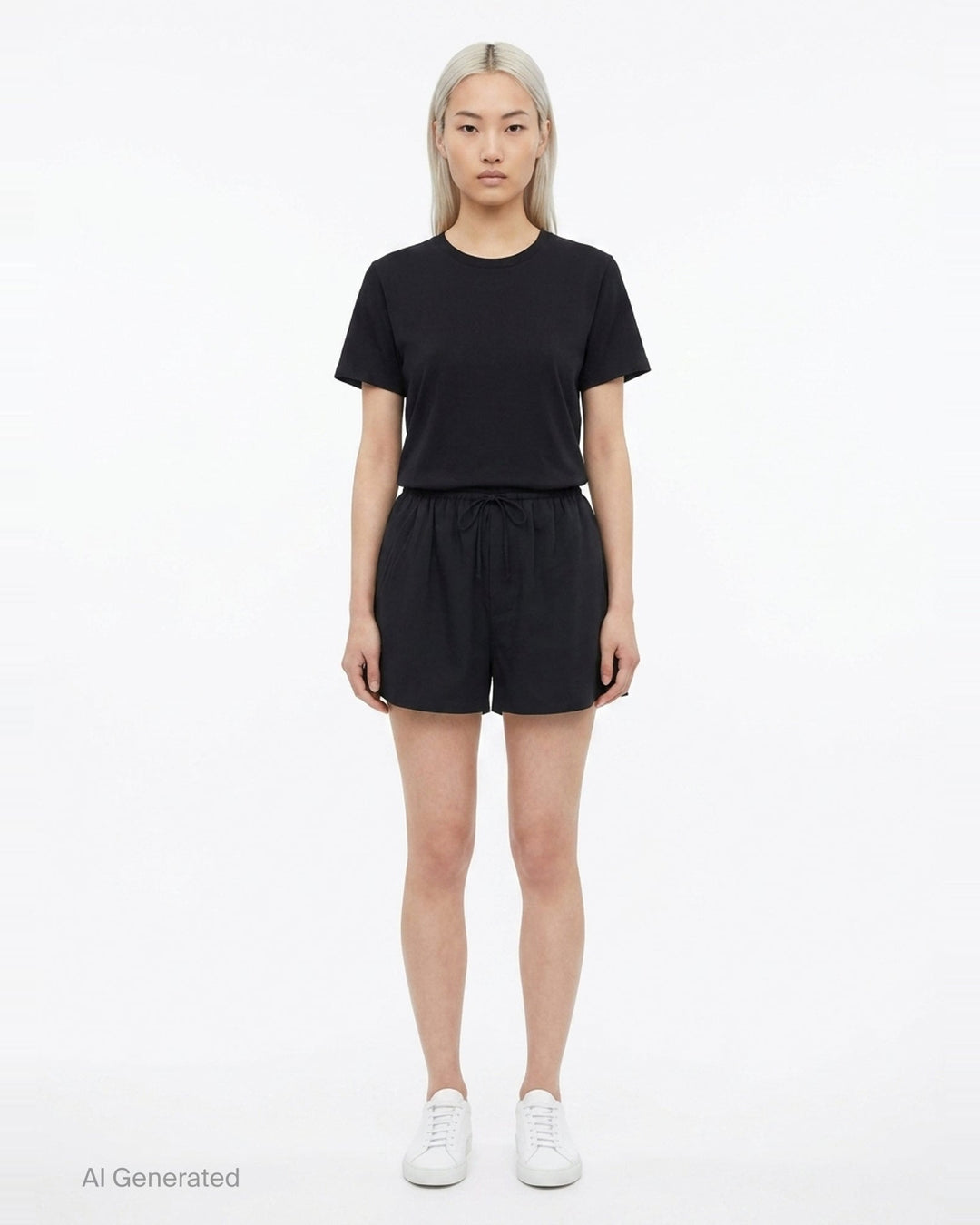 Mid-Rise Pleated Shorts | Alexander Wang | Club21 - front