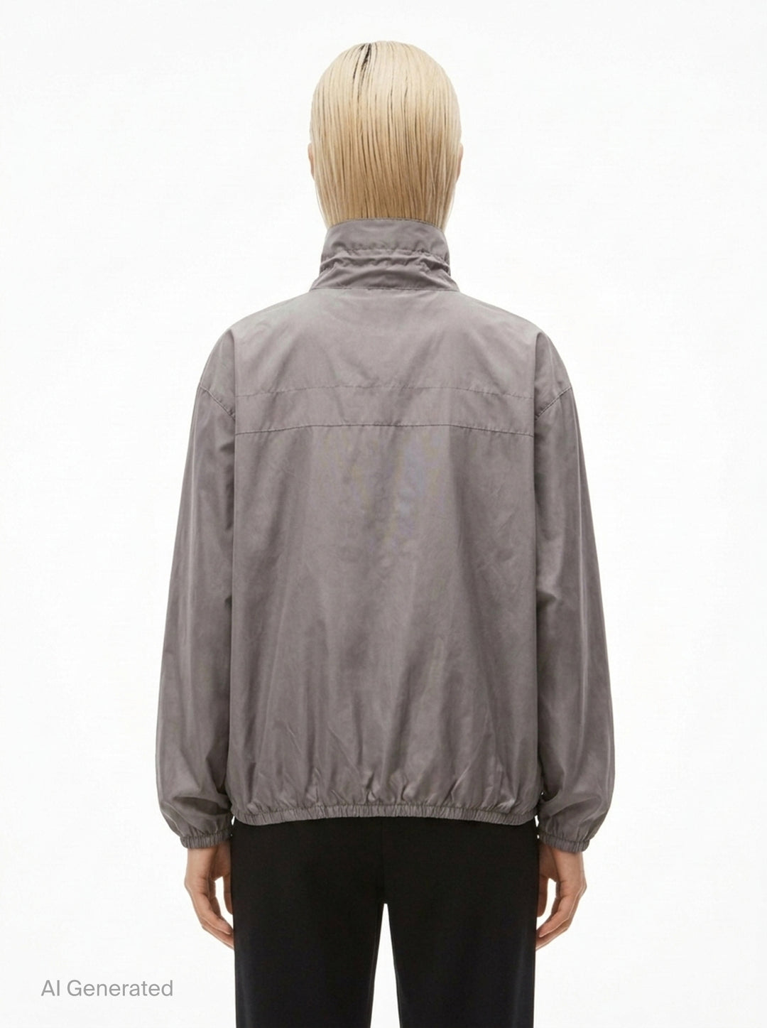 Oversized Gathered Track Jacket | Alexander Wang | Club21 - back