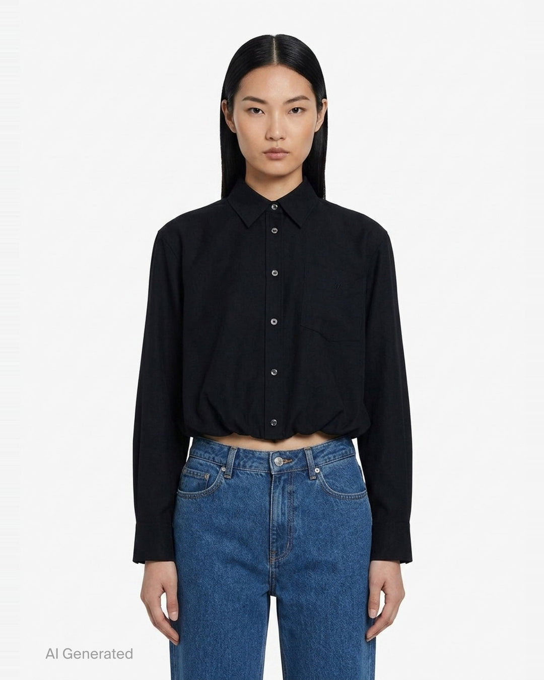 Pre-Styled Cami Shirt | Alexander Wang | Club21 - front