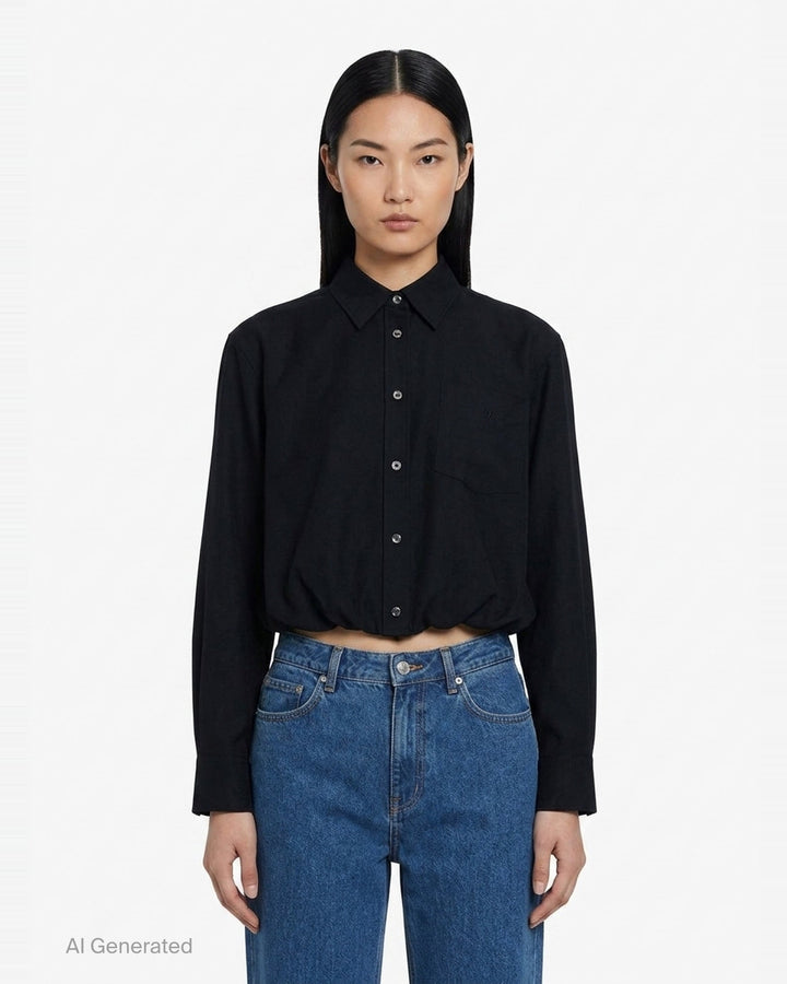 Pre-Styled Cami Shirt | Alexander Wang | Club21 - front