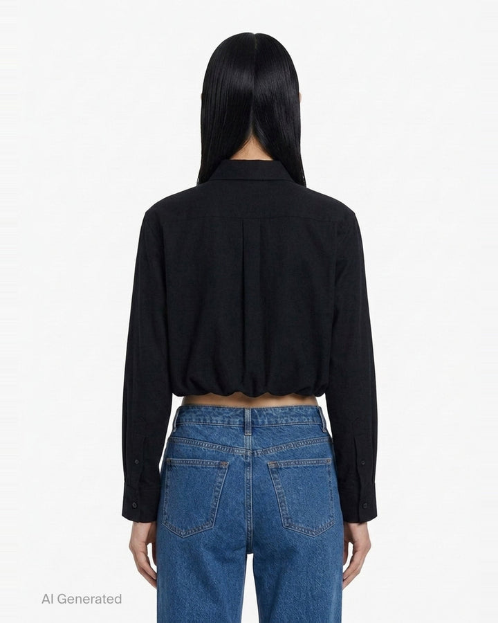 Pre-Styled Cami Shirt | Alexander Wang | Club21 - back