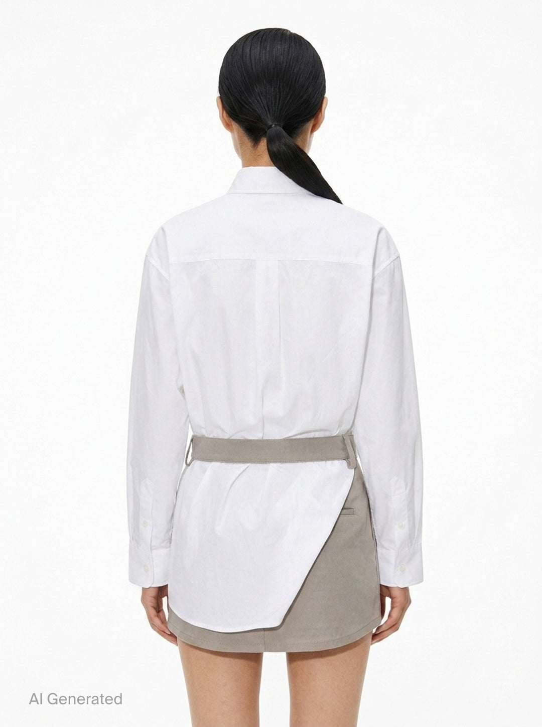 Pre-Styled Mini Skort Dress | Alexander Wang | Club21 - back