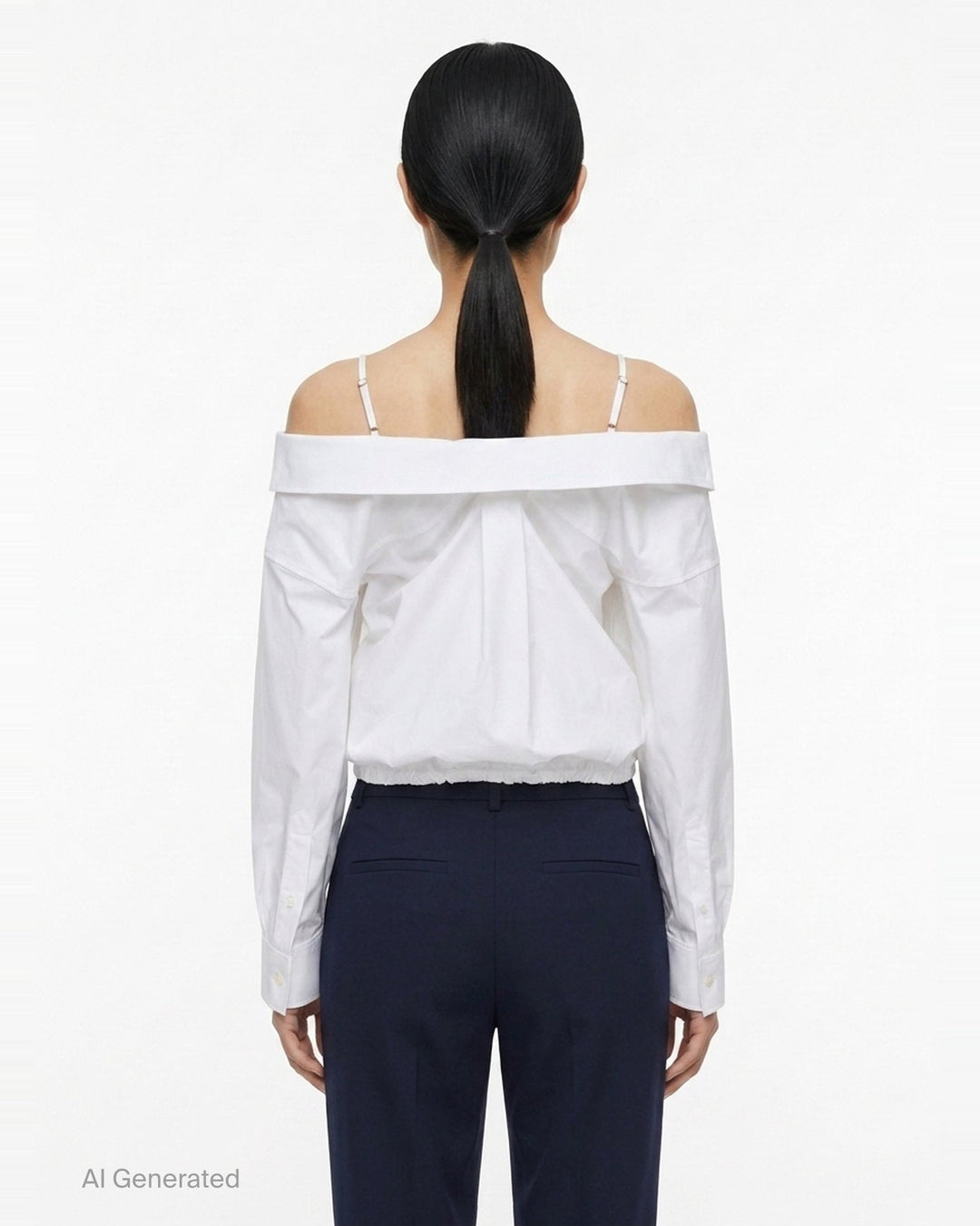Pre-Styled Off Shoulder Blouse | Alexander Wang | Club21 - back