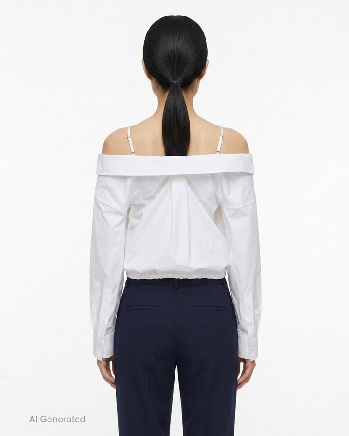 Pre-Styled Off Shoulder Blouse | Alexander Wang | Club21 - back