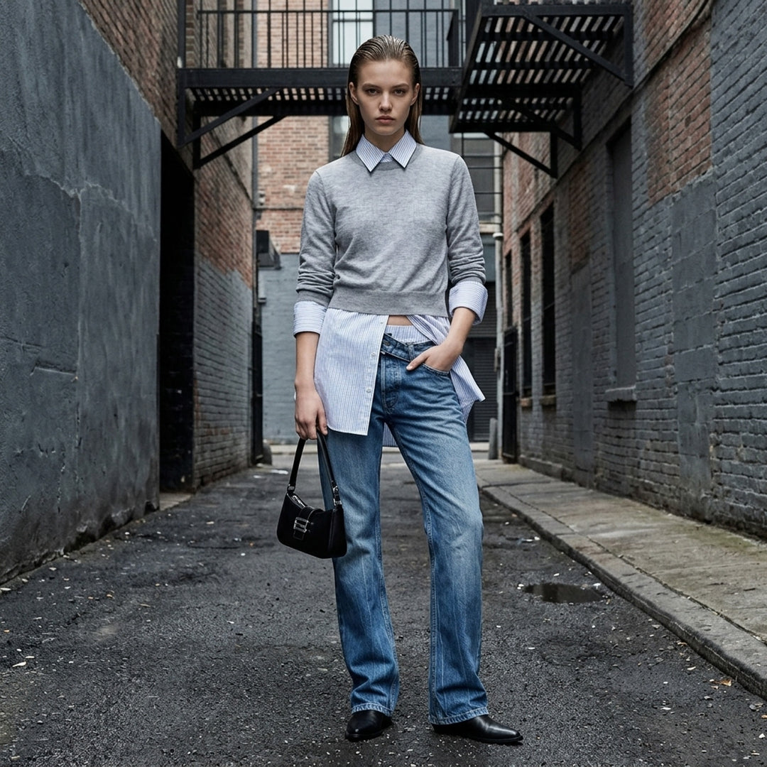 Pre-Styled Slim Jeans With Boxer | Alexander Wang | Club21 - lifestyle