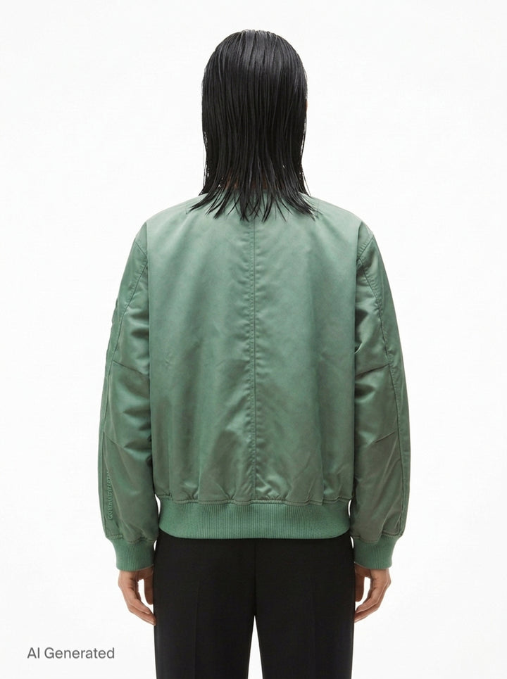 Scoop Neck Bomber Jacket | Alexander Wang | Club21 - back