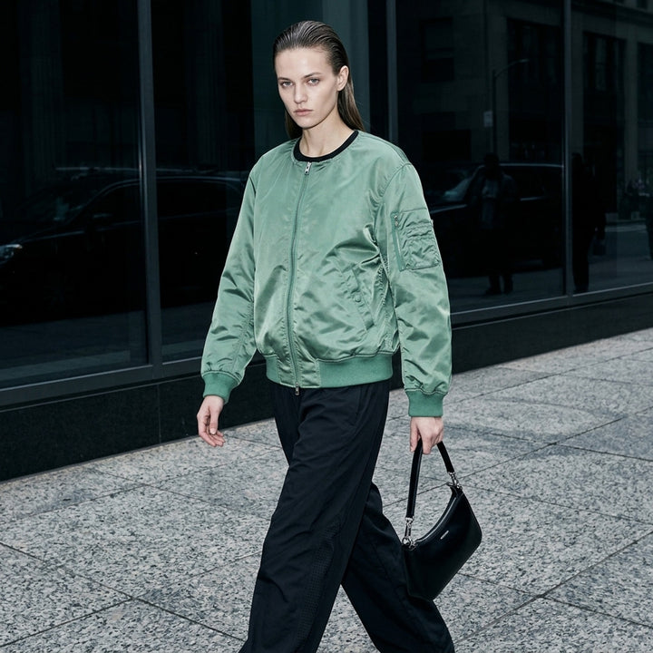 Scoop Neck Bomber Jacket | Alexander Wang | Club21 - lifestyle