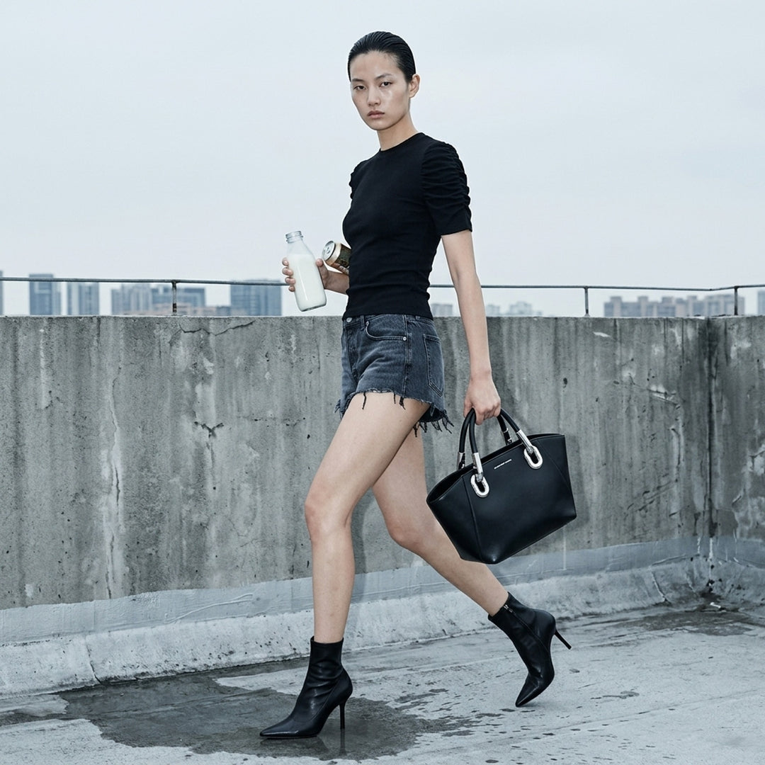 Short Sleeve Ruched Crewneck Pullover | Alexander Wang | Club21 - lifestyle