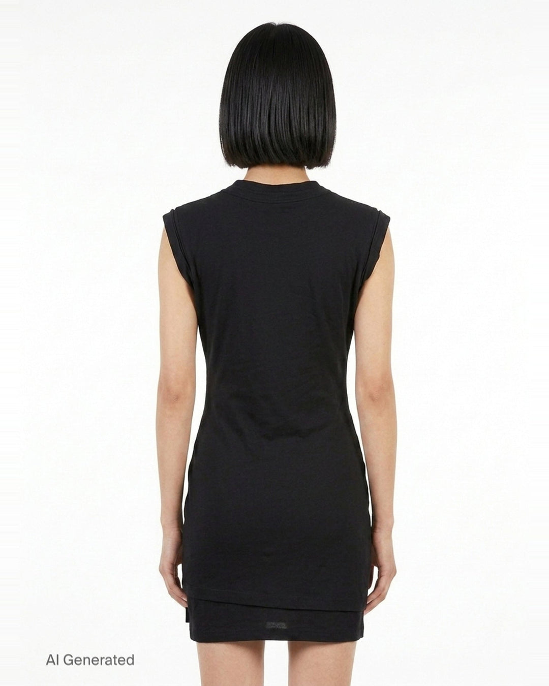 Twisted Bust Layered Mini Dress | Alexander Wang | Club21 - back