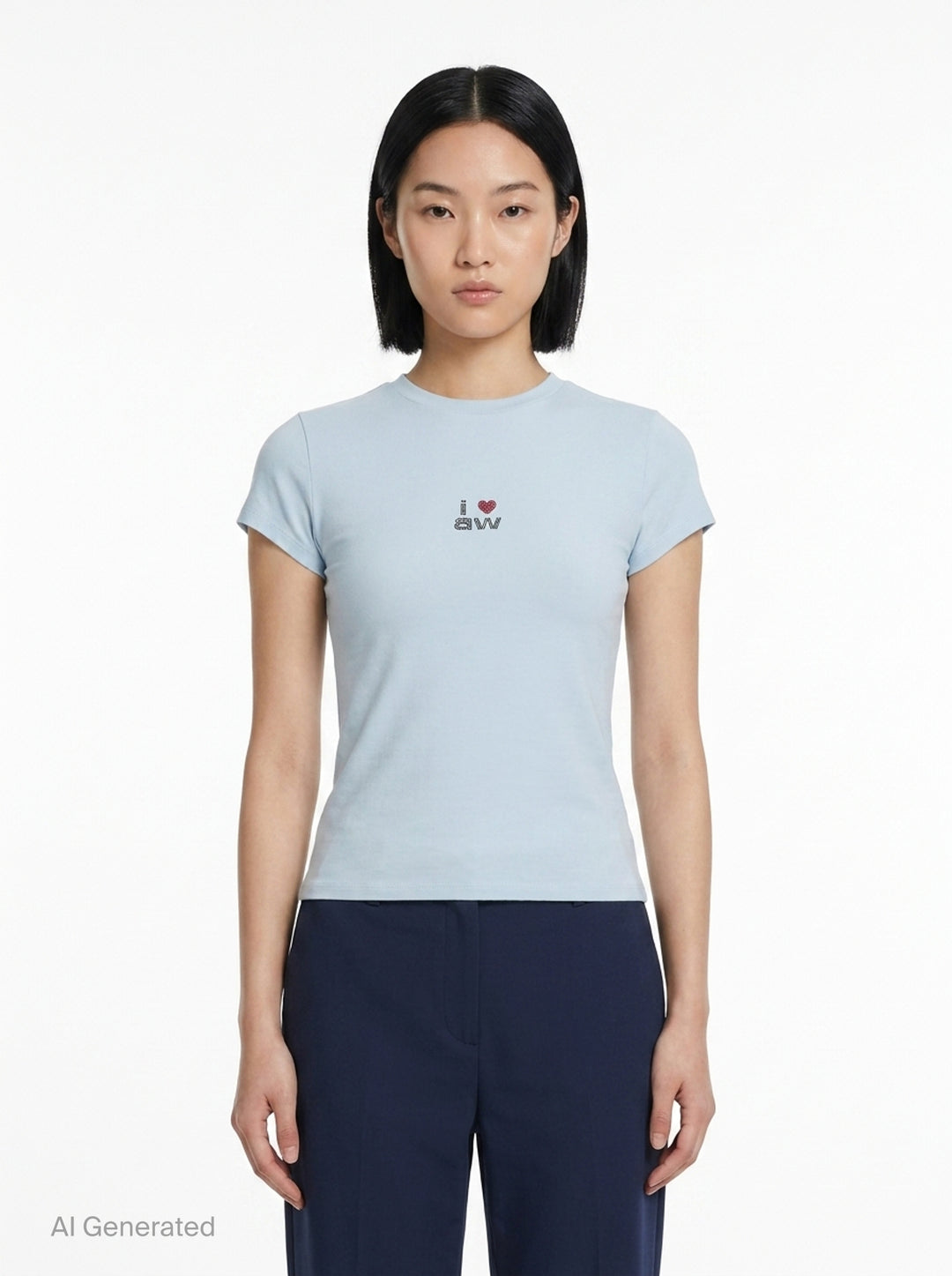 Valentines Graphic Short Sleeve Tee | Alexander Wang | Club21 - front