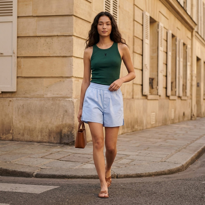 Ami de Cœur Ribbed Tank Top | AMI Alexandre Mattiussi | Club21 - lifestyle