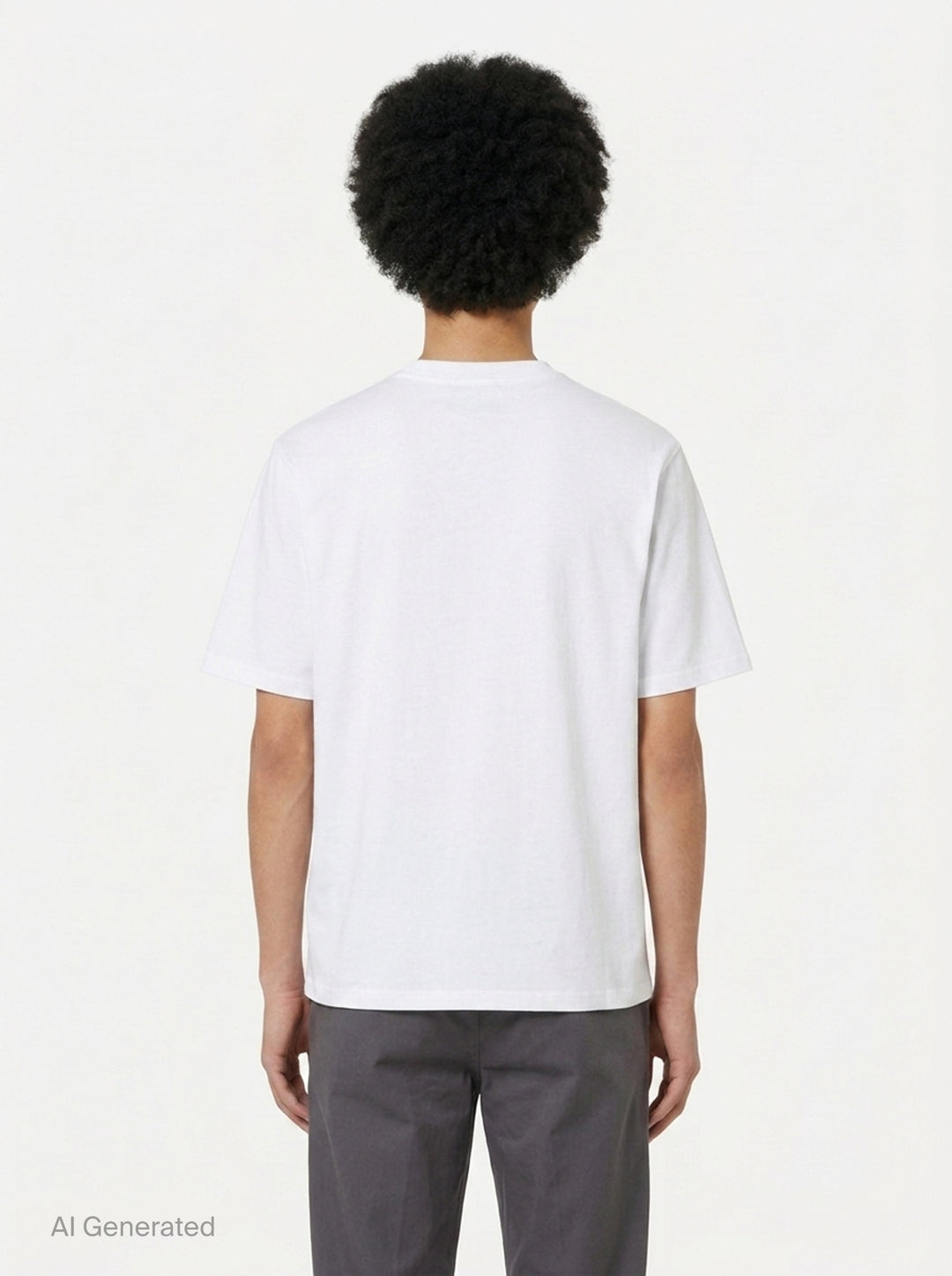 Ami de Coeur Embroidery Tee | AMI Alexandre Mattiussi | Club21 - back