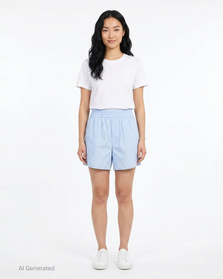 Elasticated Shorts | AMI | Club21 - front