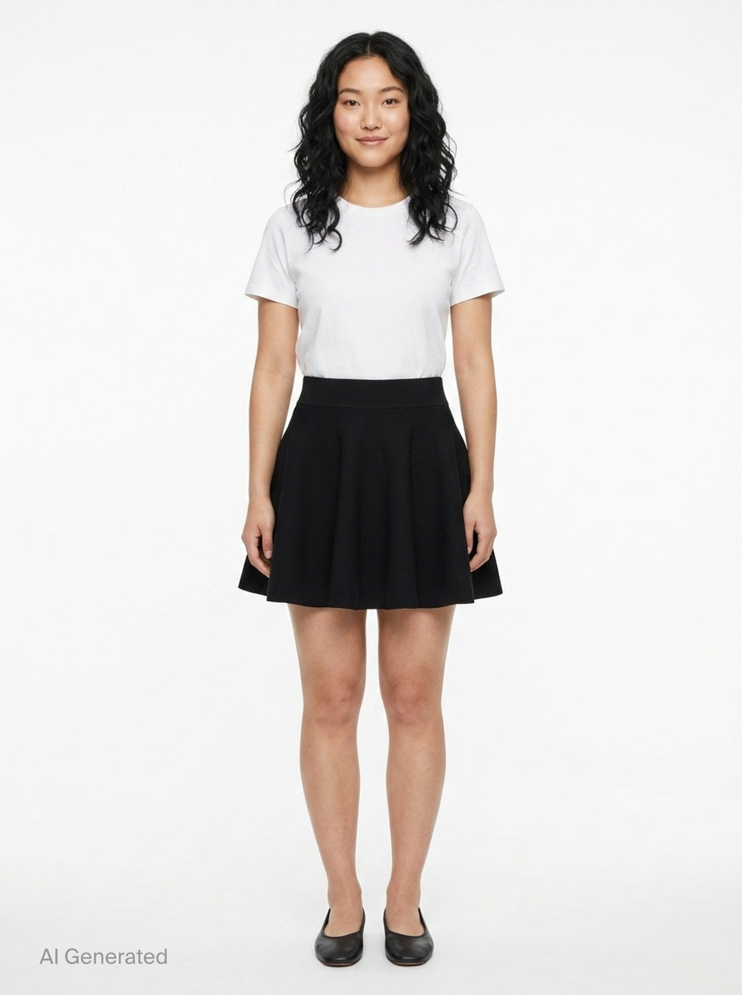 Godet Short Skirt | AMI | Club21 - front