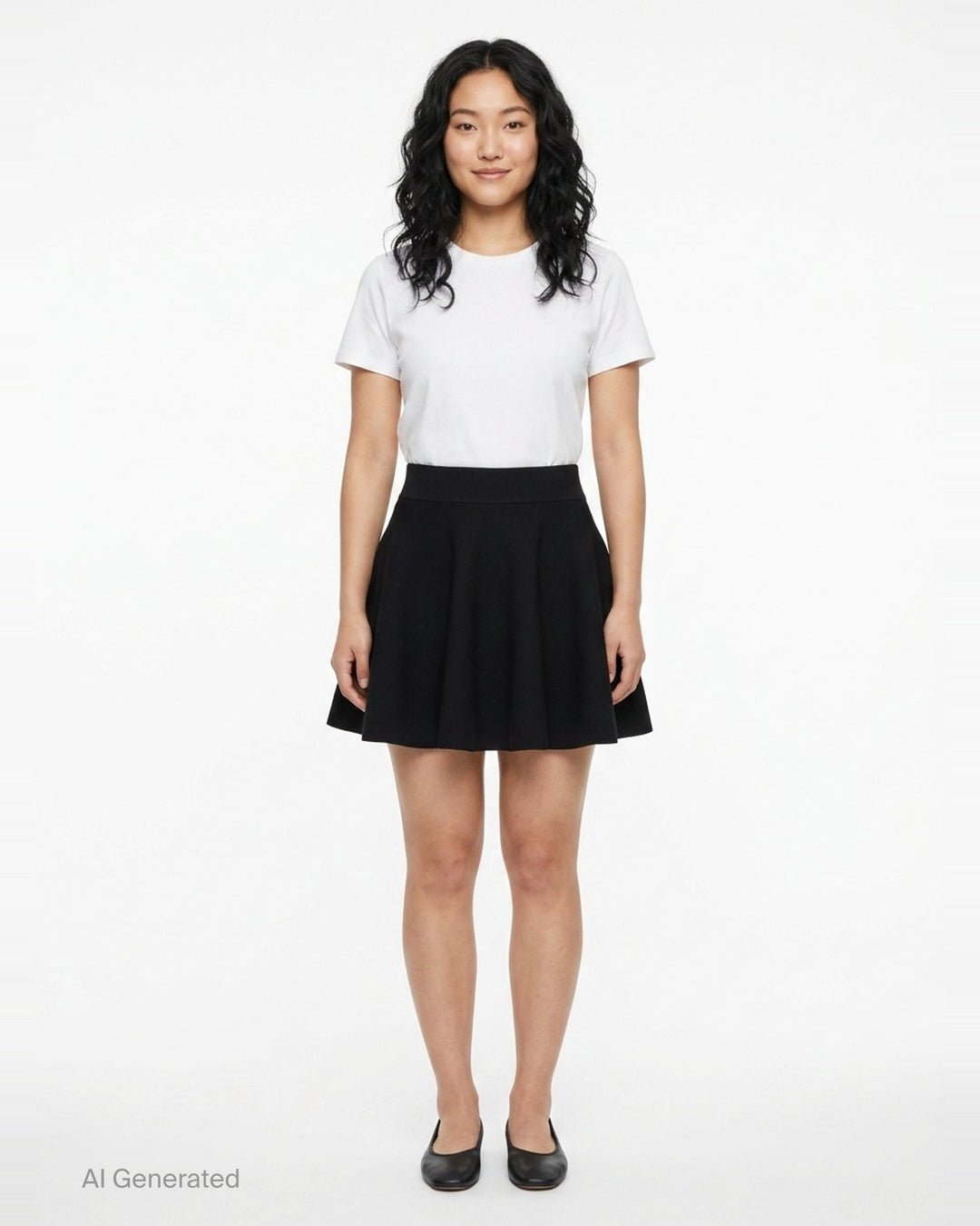 Godet Short Skirt | AMI | Club21 - front