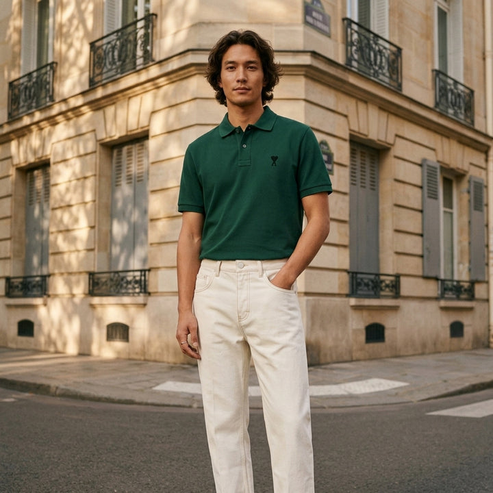 Polo With Contrasted A | AMI | Club21 - lifestyle