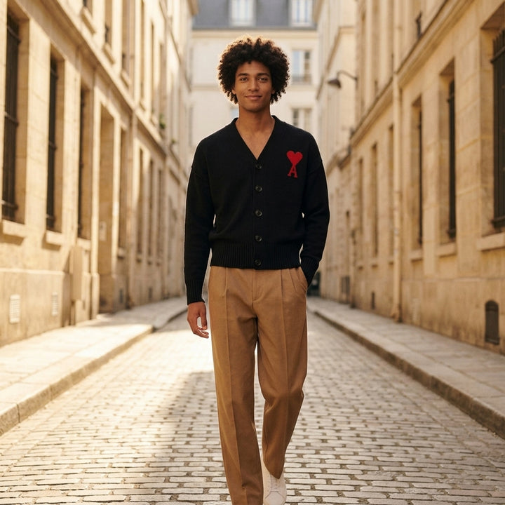 V-Neck Cardigan | Ami Alexandre Mattiussi | Club21 - lifestyle