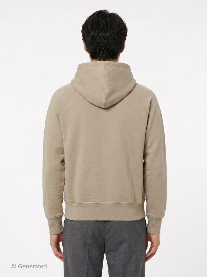 Zipped Hoodie | AMI Alexandre Mattiussi | Club21 - back