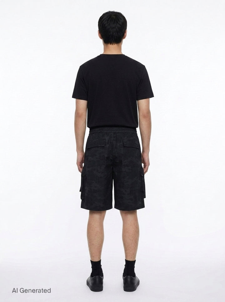 Camo Cargo Pocket Shorts | Amiri | Club21 - back