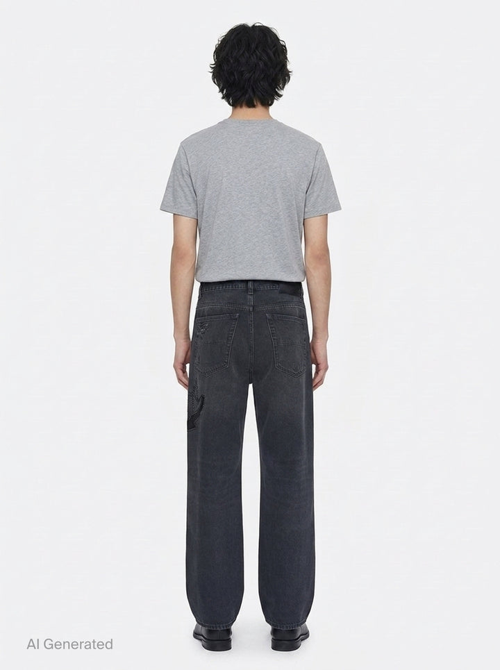 Hollywood Baggy Jeans | Amiri | Club21 - back