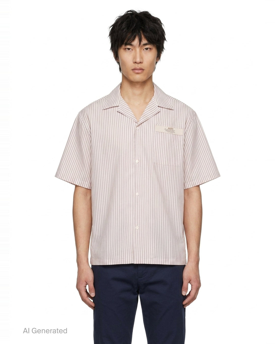 Spirit Box Camp Short Sleeve Shirt | Amiri | Club21 - front